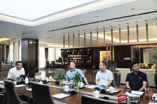 熱烈歡迎安徽省濉溪縣領(lǐng)導蒞臨寶潤達考察